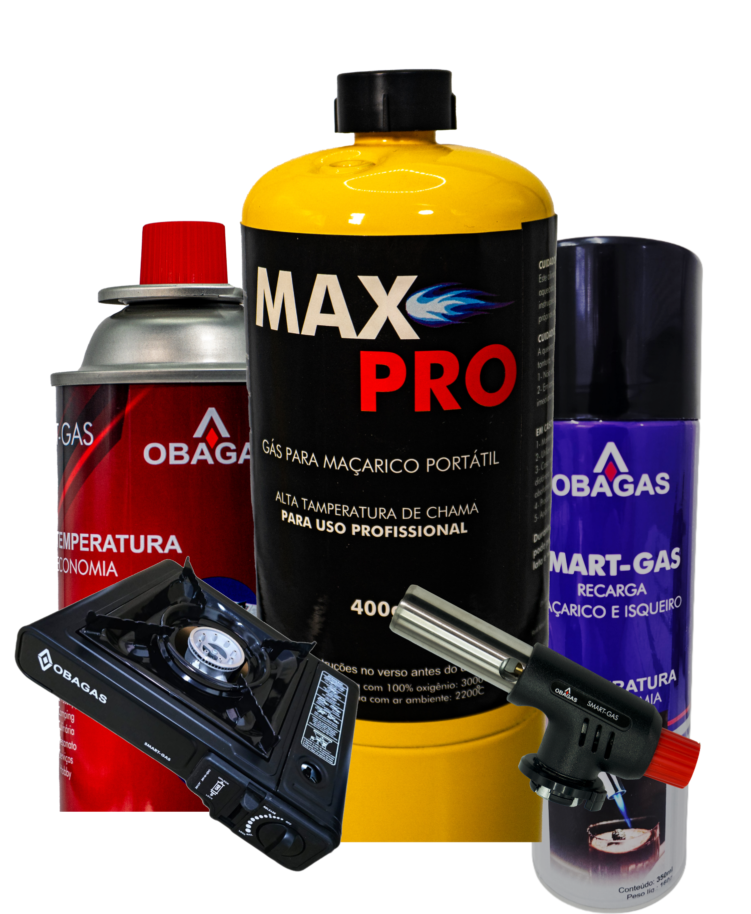 Gases, Maçaricos e Fogareiros
